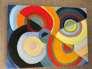 Maleri af Merete Lyngvig